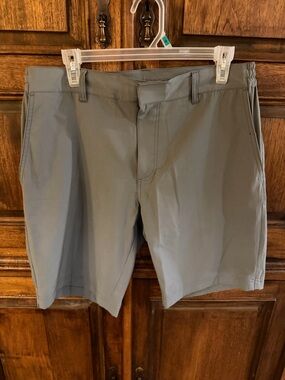 Fair Harbor Men's Flat-Front Midway Shorts in Gray